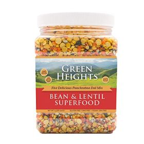 Bean & Lentil Superfood Mix 24 Ounce / 680 Grams Jar (16+ Servings) - Proudly Made in America - Healthy Nourishing Essentials by Green Heights 24