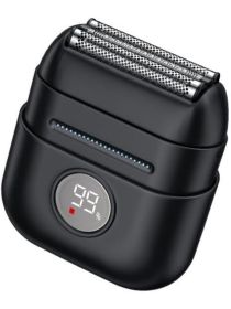 ZCYLPT Foil Shaver,Magnetic Electric Shaver for Men,Mini Reciprocating Portable with USB-C Rechargeable, Waterproof, Cordless, Double Floating Bl