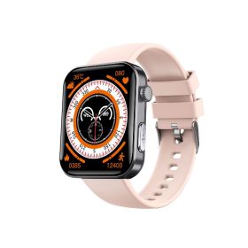 2025 New Smartwatch ECG Continuous Glucose Monitor Blood Pressure SOS Fall Alarm HRV Body Composition Analyzer All In One Health Guardian Best We (Color: Pink)