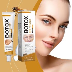 Botulinum toxin and bee venom face cream, anti-aging, wrinkle-removing and firming facial moisturizer, suitable for all skin types. (Color: white-1)