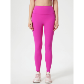 JupiterGear Wide Waistband Leggings (Color: Fuchsia Pink, size: 12)